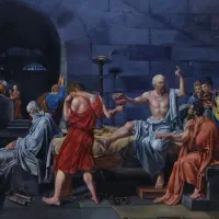 تابلو نقاشی جام شوکران /مرگ سقراط