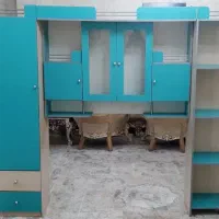 تخت خواب و کمد،ویترین و میز تحریر