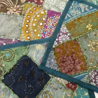 رومیزی چهل تکه هندی