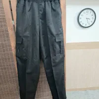 شلوار مردونه ۴جیب سنگین و قواره دار فقط مشکی