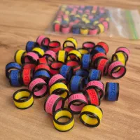 حلقه و پلاک کبوتر با شماره تماس