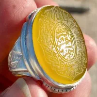 انگشتر نقره شرف شمس و حکاکی سوره اخلاص ۲۳ گرم|جواهرات|بندرعباس, |دیوار