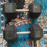 یک جفت دمبل شش ضلعی 17/5