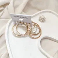 پک ۶ تایی گوشواره طرح اقتصادی|بدلیجات|گلبهار, شهر جدید گلبهار|دیوار