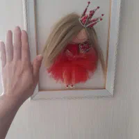 تابلو عروسک برجسته