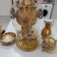 سماور گازی زغالی کاملا نو