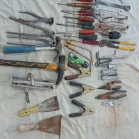 ابزار استوک  چکش اچار قفل پیچ گوشتی ستاره