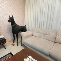 مجسمه سگ هندسی