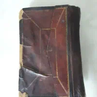قرآن کشمیری عتیقه جلد پوست آ ه و