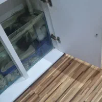 فروش آکواریوم شرکتی ۸۰ سانت،سالم و تمیز|ماهی|چمران, |دیوار