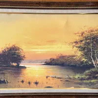 تابلو منظره در حد نو