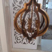 لوستر پنج شاخه|لوستر و چراغ آویز|میانه, |دیوار