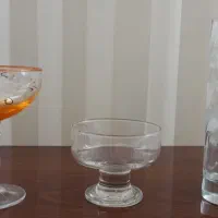 پارچ  لیوان  لومینارک میوه خوری  ژاپن   بستنی خوری|ظروف سرو و پذیرایی|مشهد, وکیل‌آباد|دیوار