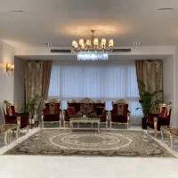 مبل استیل ۹نفره همراه با کنسول