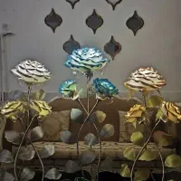 آباژور گل۱ کنارسالنی|چراغ خواب و آباژور|زاهدان, |دیوار