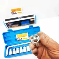 جعبه بکس ۱۰ پارچه آبی کاربردی (جعبه بوکس آچار) ۱/۲|ابزارآلات|شهرکرد, |دیوار