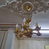 لوستر ۶شاخه طلایی ۳عدد