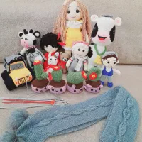 عروسکهای بافتنی دست بافت
