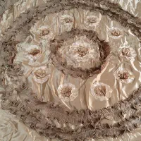 روتختی و لحاف ساتن عروس ۶ تکه