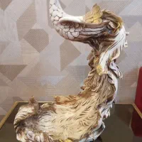 مجسمه قو دکوری پلی استر