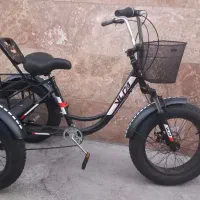 سه چرخه سایز۲۴دنده ای لاستیک پهن دیسکی خارجی آکبند