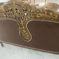 مبل ۹ نفره درو منبت|مبلمان خانگی و میز عسلی|تاکستان, |دیوار