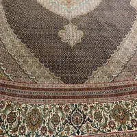 (فرش حق زاده)جفت فرش۱۸متری ماهی۴۰رج گل ابریشم|فرش|تبریز, |دیوار