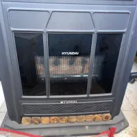 بخاری گازی شومینه دار در حد ند|بخاری، هیتر، شومینه|دلیجان, |دیوار