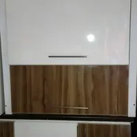 کابینت های گلاس سفید قهوه ای|آب‌چکان و نظم‌دهنده ظروف|شهریار, |دیوار