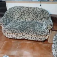 مبل ۷ نفره استیل|مبلمان خانگی و میز عسلی|رشت, باهنر|دیوار