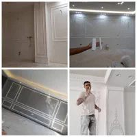 گچکاری گچبری تخریب  ابزار پنل گچی قاب تمام پایتخت