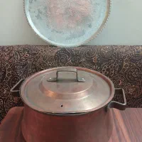 دیگچه و سینی مسی