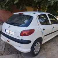پژو۲۰۶تیپ۳مدل۱۴۰۱فابربک خانگی بدون ضربه تک برگ|خودرو سواری و وانت|اصفهان, تخت فولاد|دیوار