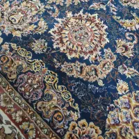 دو عدد فرش گرد|فرش|رودهن, |دیوار