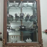 ویترین چوبی منبت