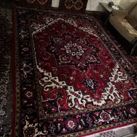 فرش دست بافت هریس نقشه تاجری درحد نو