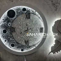 تابلو ماه ساعت و ..|ساعت دیواری و تزئینی|مشهد, آزادشهر|دیوار