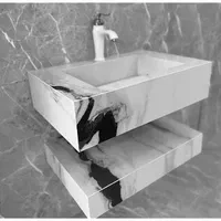 روشویی پرسلان طرح سنگی|لوازم سرویس بهداشتی|چهارباغ, |دیوار