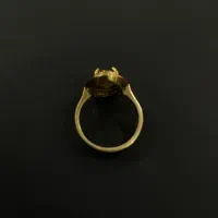 انگشتر طلا روس زنانه نگین توپاز|بدلیجات|اهواز, گیت بوستان|دیوار