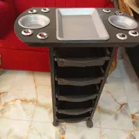 باسلام یک صندلی مخمل گردون وجک دار|آرایشگاه و سالن‌های زیبایی|خسروشاه, |دیوار