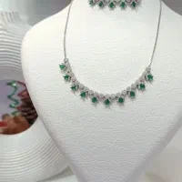 ست میکرو زمردی همراه انگشتر در گـالری شـاهـکار|جواهرات|ارومیه, |دیوار