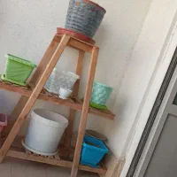 تعدادی گلدون با استند