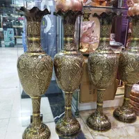 گلدان برنجی ۹۵سانت وارداتی|صنایع دستی و سایر لوازم تزئینی|تهران, شوش|دیوار
