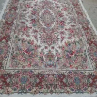 یک جفت دستباف خطیبی مرینوس گل  ابریشم اعلا|فرش|تبریز, |دیوار