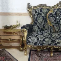 مبل هفت نفره وپشتی