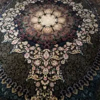 2تخته فرش 12متری سورمه ای.