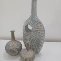 ست سه تیکه گلدان دکوراتیو