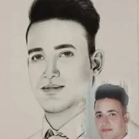 طراحی چهره|تابلو، نقاشی، عکس|قم, چهل درخت|دیوار