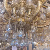 لوستر برنز ۸ شاخه