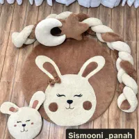 ست سیمونی فرشینه و کوسن تخت